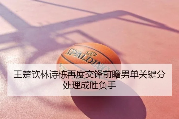 王楚钦林诗栋再度交锋前瞻男单关键分处理成胜负手
